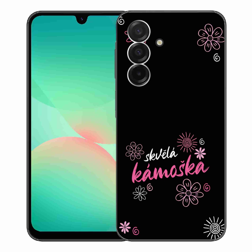 Gél borító mmCase Samsung Galaxy A26 5G - nagyszerű haver fekete háttérrel