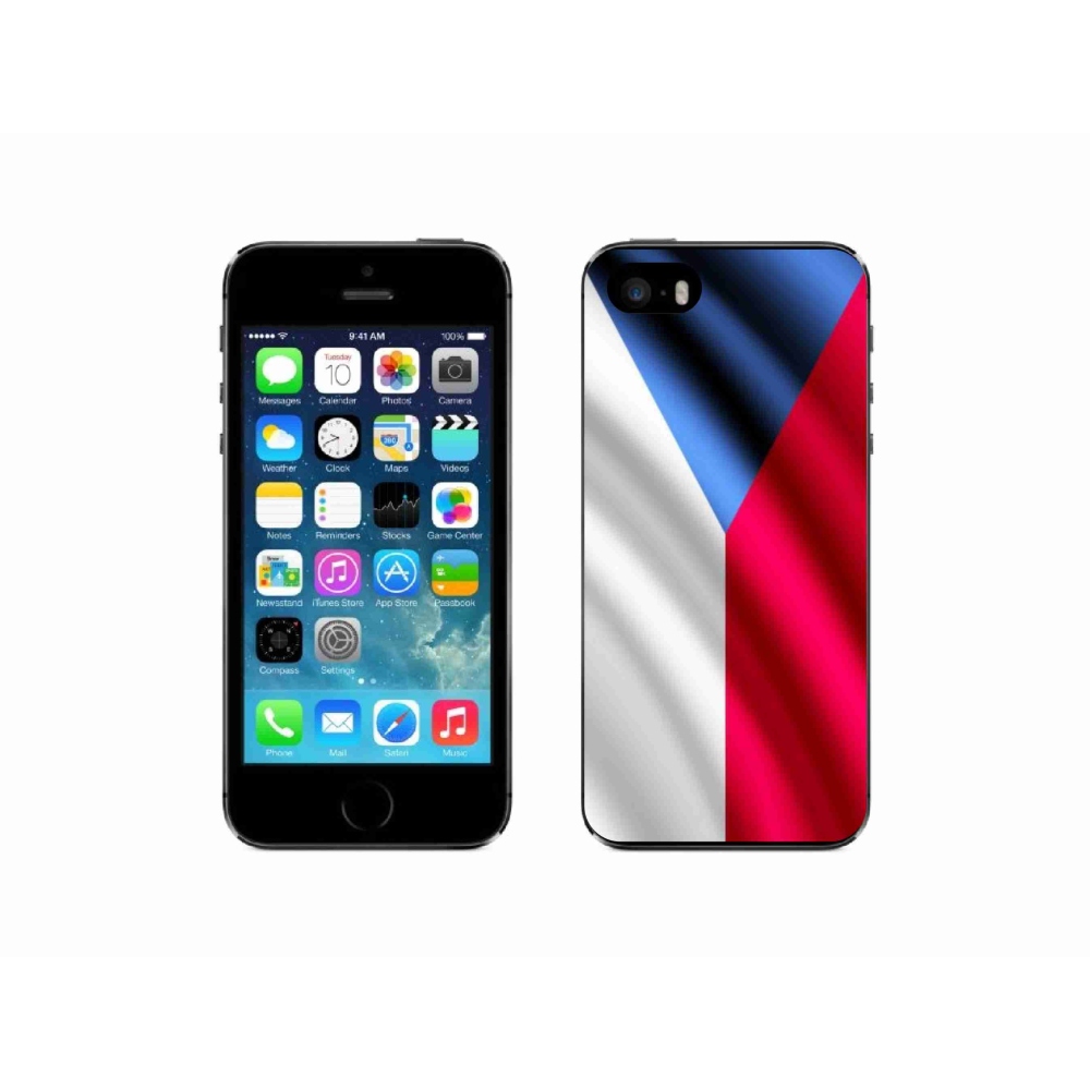 Zselés borítás mmCase iPhone SE (2016) - cseh zászlóhoz