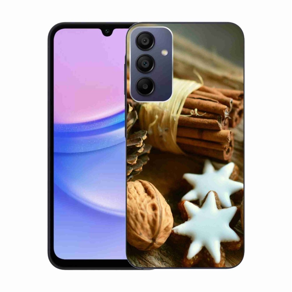 Gél borítás mmCase Samsung Galaxy A15 4G/5G - fahéj és mézeskalács - Samsung Galaxy A15 4G/5G - fahéj és mézeskalács