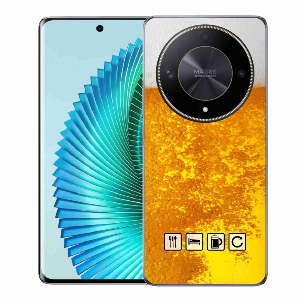 Gél borítás mmCase a Honor Magic 6 Lite 5G számára - sör motívum 3