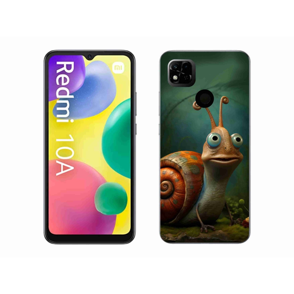 Gél borítás mmCase a Xiaomi Redmi 10A számára - csiga