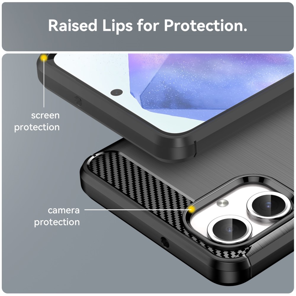 Szénálló zselés tok Samsung Galaxy A06 4G készülékhez - fekete