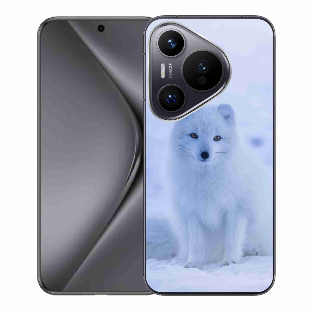 Zselés borítás mmCase a Huawei Pura 70-en - polár róka
