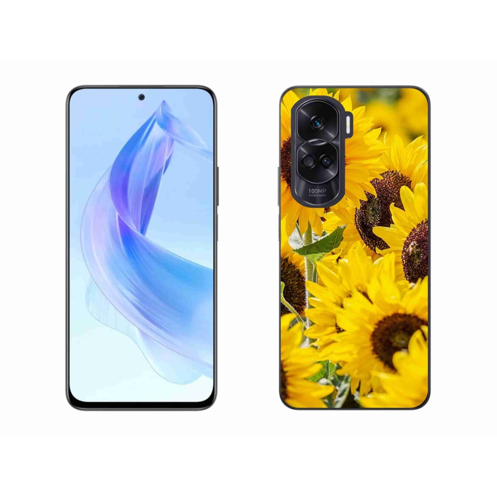 Zselés borítás mmCase a Honor 90 Lite készülékhez - Napraforgó