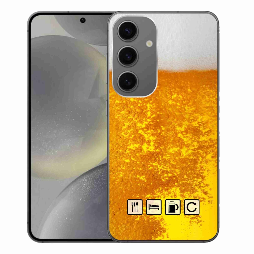 Gél borító mmCase Samsung Galaxy S24+ - sör motívum 3