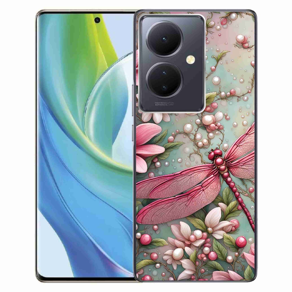 Gél borítás mmCase a Vivo V29 Lite 5G-hez - szitakötő