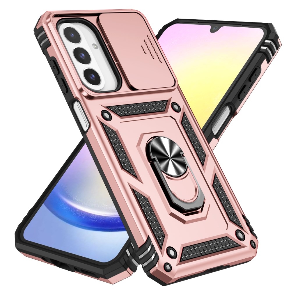 Gyűrűálló borítás Samsung Galaxy A26 5G készülékhez - rózsa arany