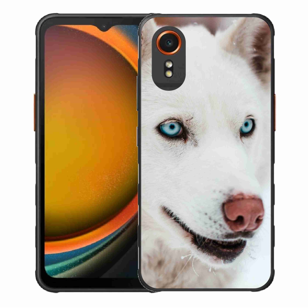 Gél tok mmCase a Samsung Galaxy Xcover 7 készülékhez - kutyaszemmel nézve