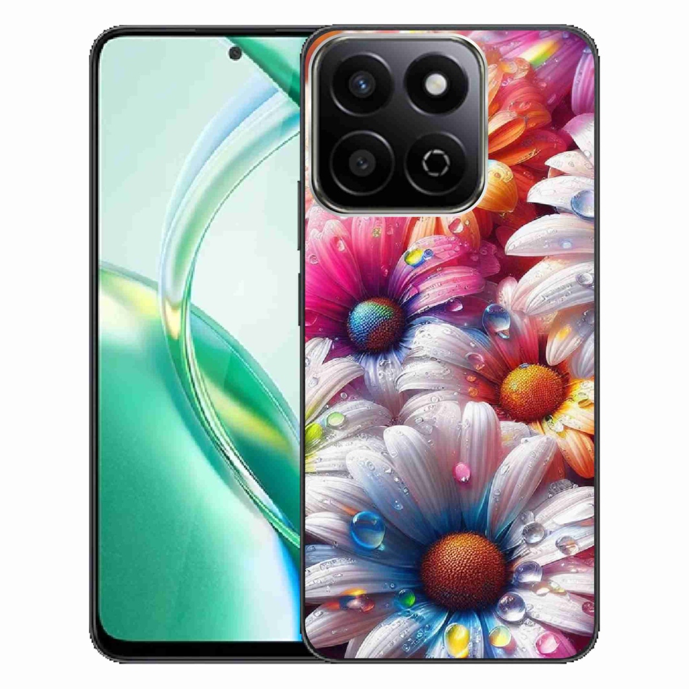 Zselés borító mmCase a Honor 200 Smart 5G készülékhez - színes margaréták