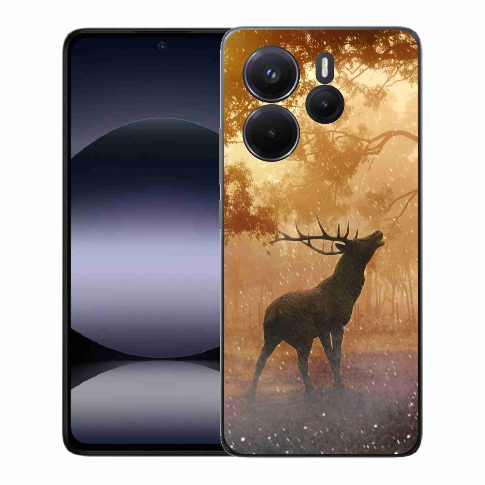Gél borítás mmCase a Xiaomi Redmi Note 14-hez - szarvas a vadászaton