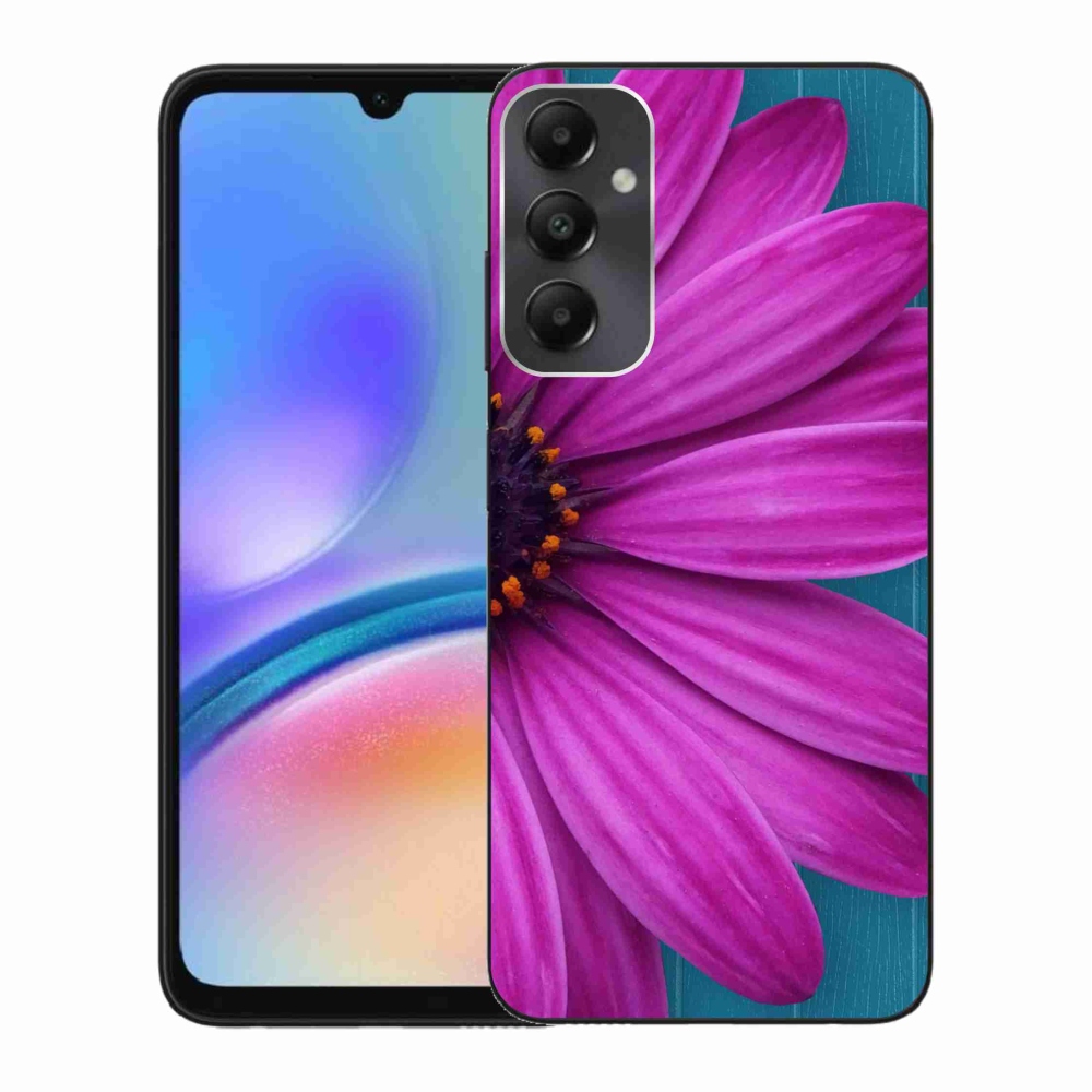 Gél tok mmCase Samsung Galaxy A05s készülékhez - lila margaréta
