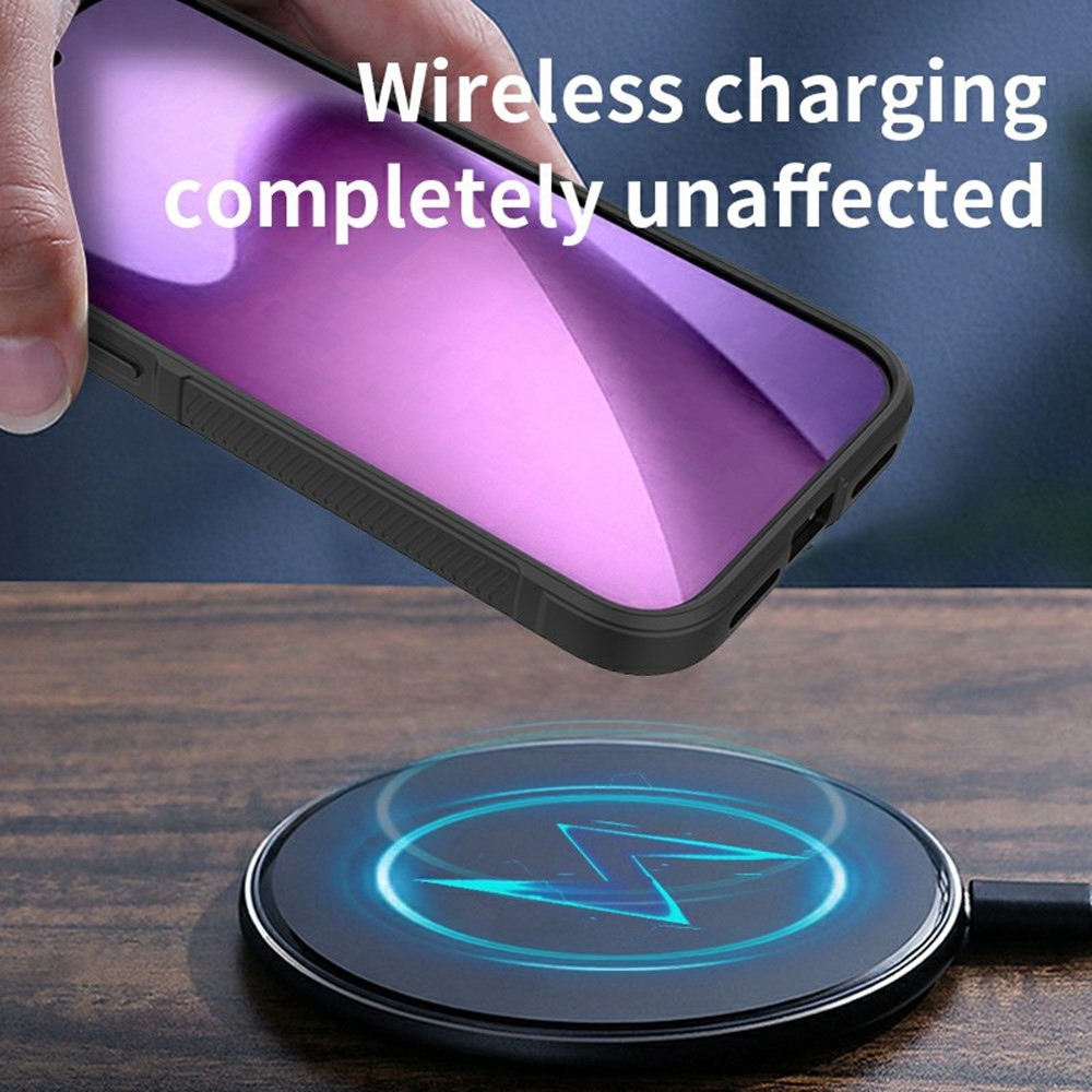 Rugg tartós zselés tok iPhone 17 Pro készülékhez - fekete