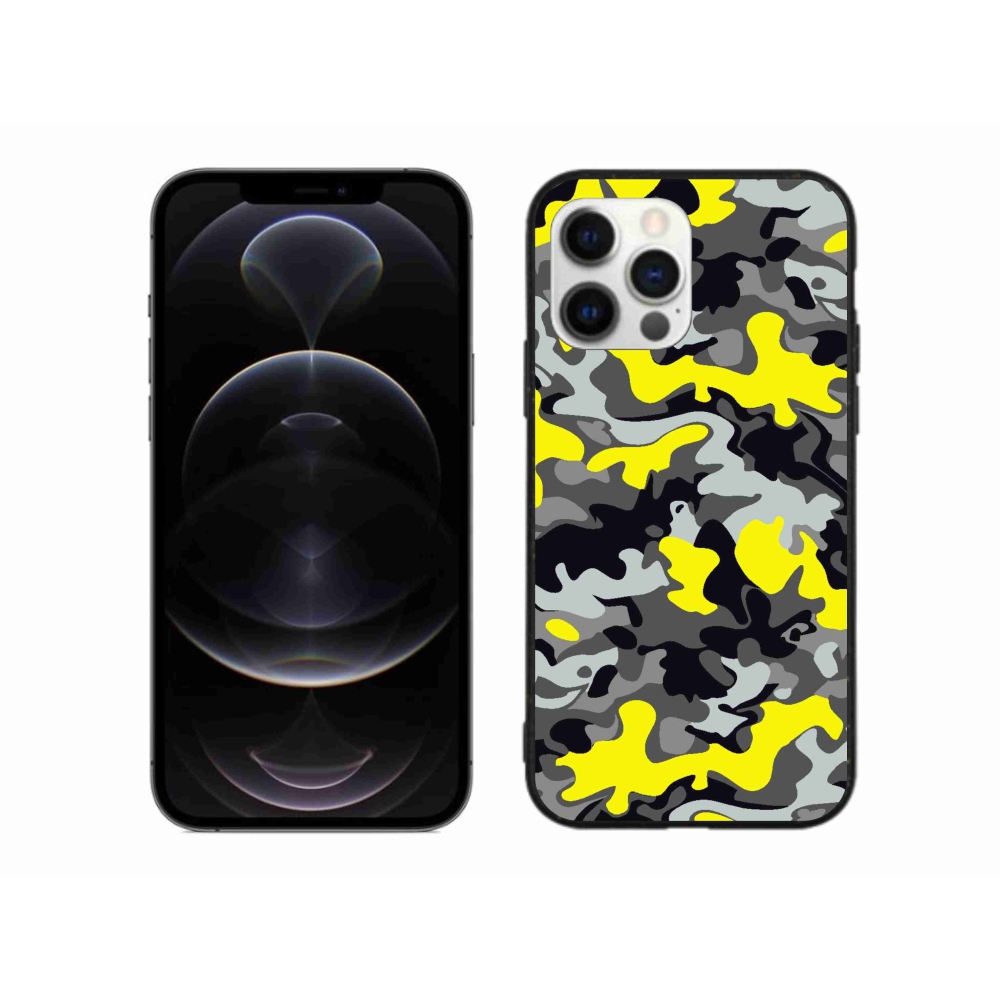 Zselés borítás mmCase iPhone 12 Pro Max készülékhez - terepszínű minta 6