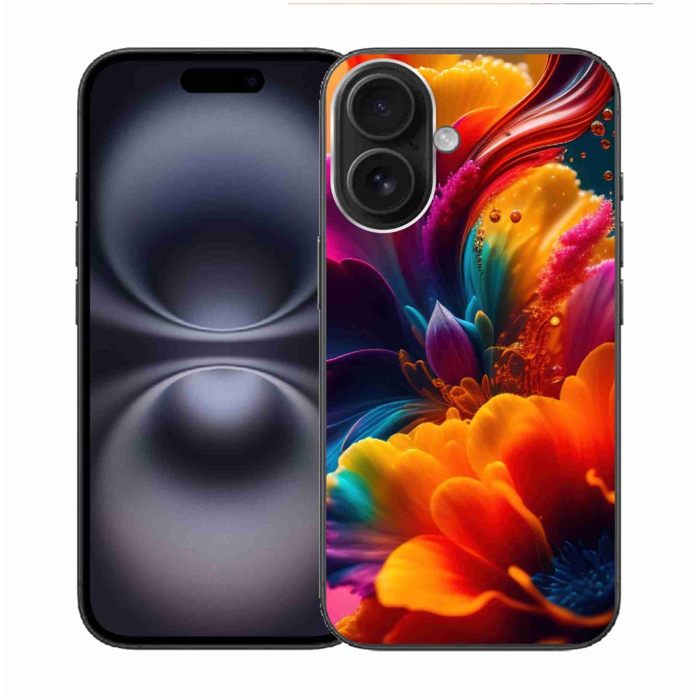 Gél borítás mmCase iPhone 16 készülékhez - absztrakt motívum 2