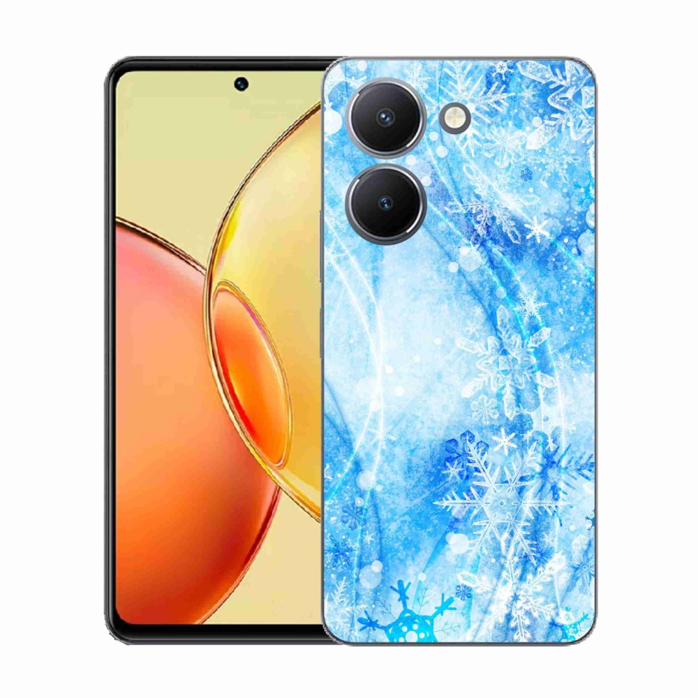 Gél borítás mmCase a Vivo Y36-hoz - hópelyhek