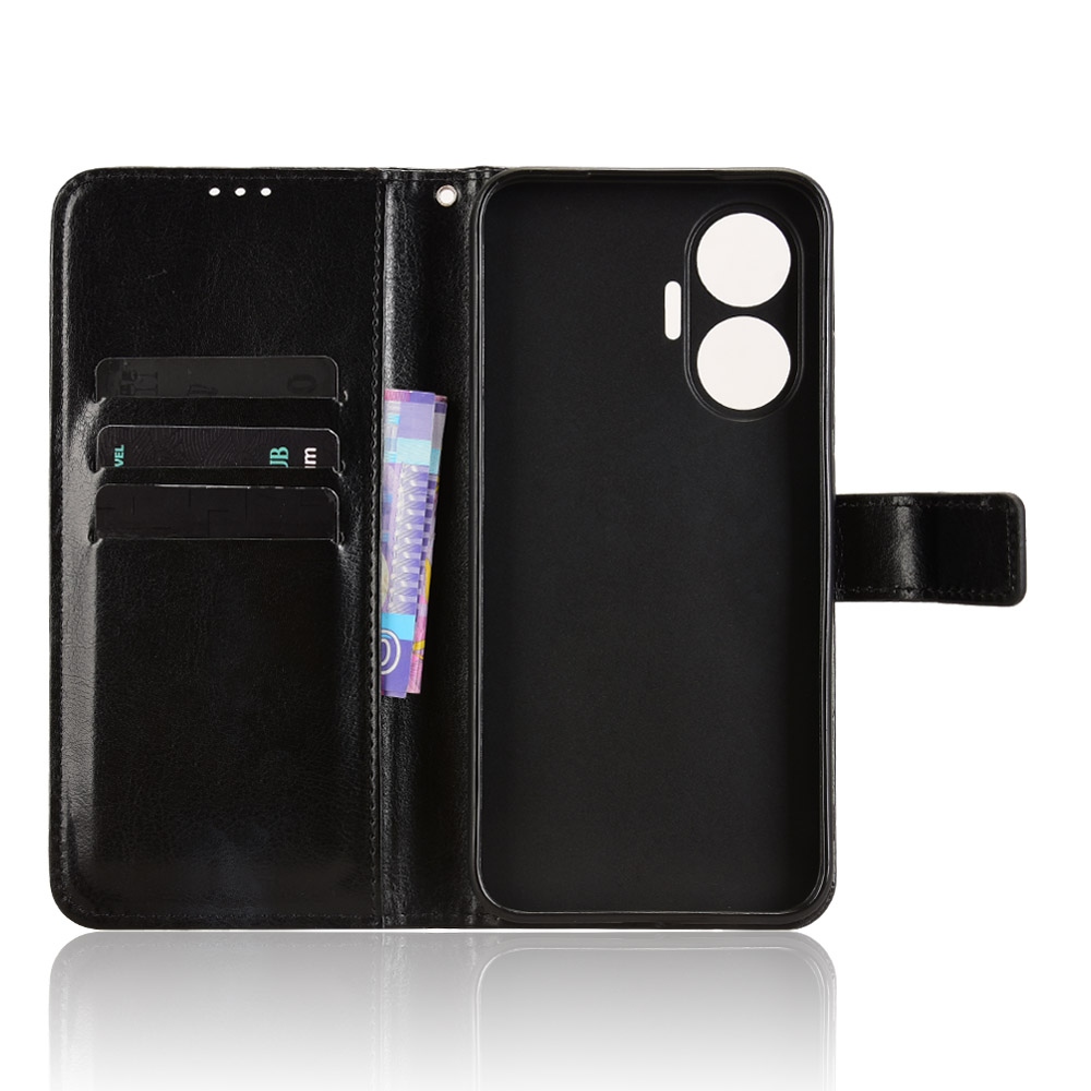 Őrült könyv tok a Xiaomi Poco F7 5G-hez - fekete