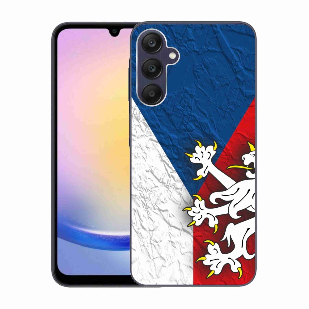 Gél védőhuzat mmCase Samsung Galaxy A25 5G - cseh zászló 1
