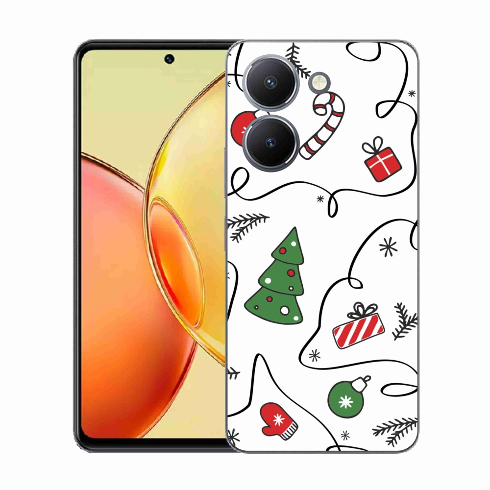 Gél borító mmCase a Vivo Y36-hoz - karácsonyi motívumok