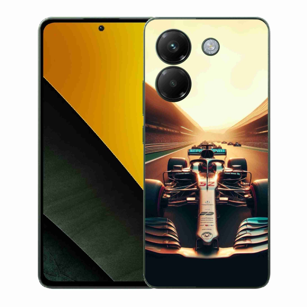 Gél borítás mmCase a Xiaomi Poco M7 Pro 5G számára - formula 1