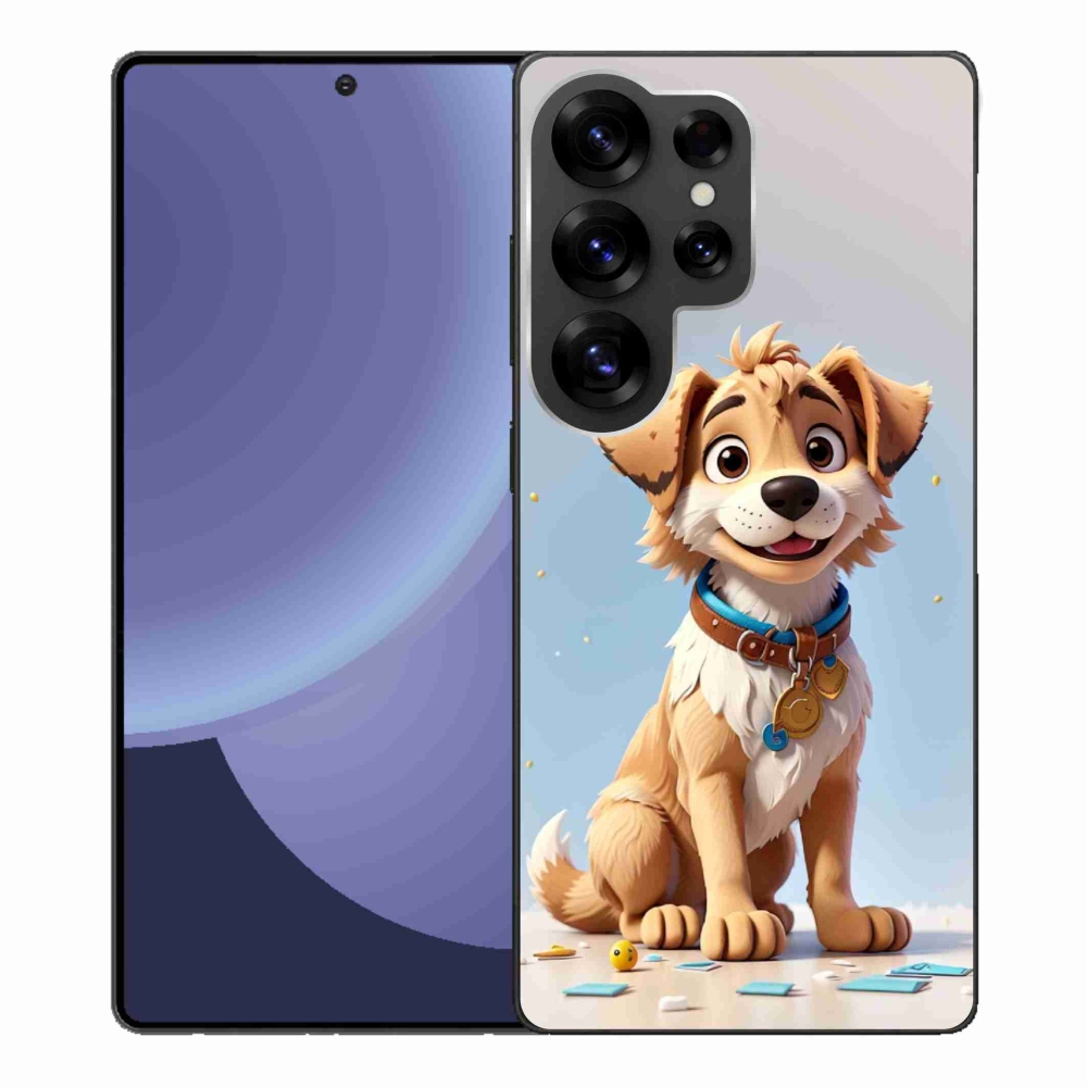 Gél borítás mmCase Samsung Galaxy S25 Ultra - rajzfilm kölyökkutyushoz