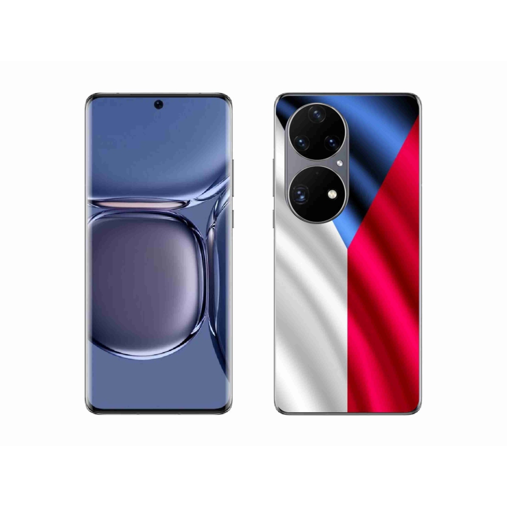 Gél borítás mmCase mobil Huawei P50 Pro - cseh zászlóhoz