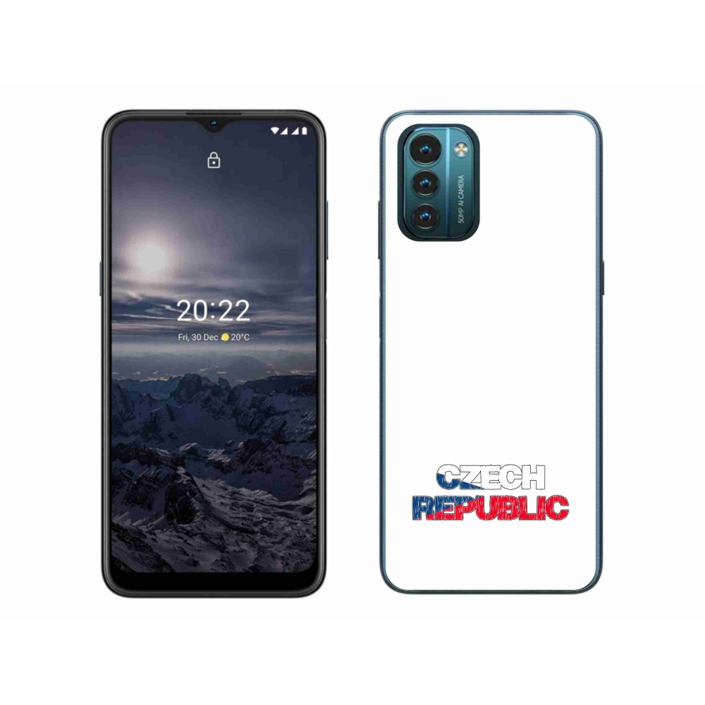 Zselés borítás mmCase a Nokia G11/G21 készülékhez - Csehország fehér háttér