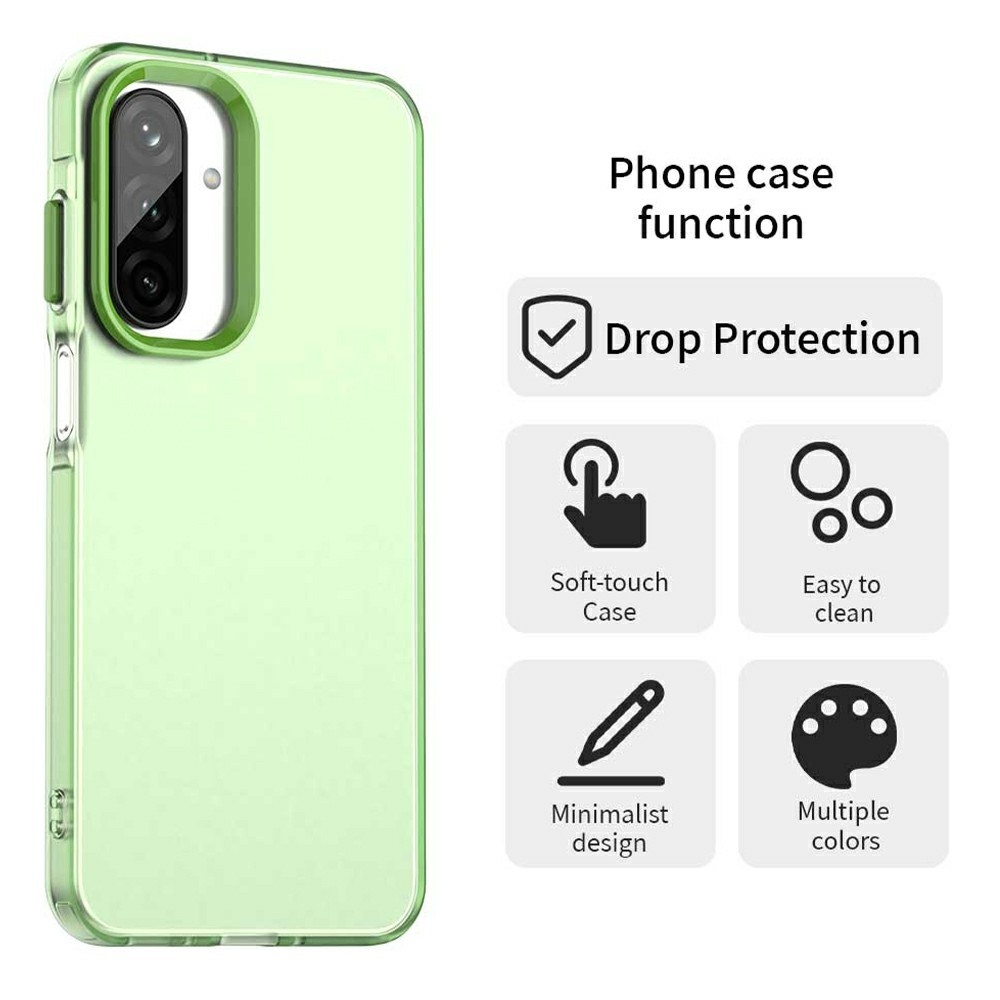 Candy matt zselés tok Samsung Galaxy A26 5G - zöld