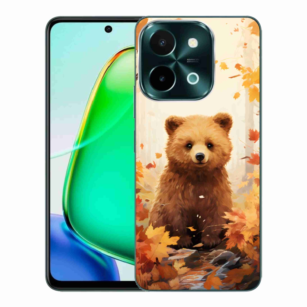 Gél borítás mmCase a Vivo Y28-hoz - medve az erdőben