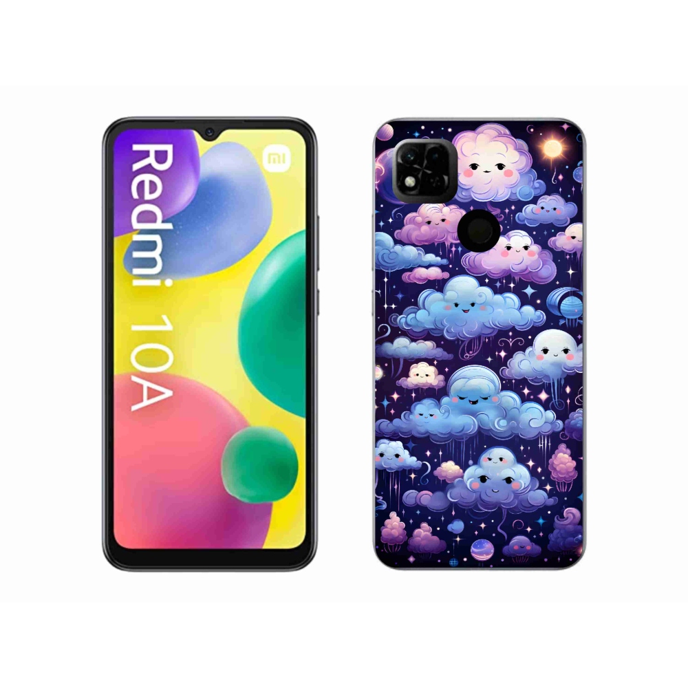 Gél borítás mmCase a Xiaomi Redmi 10A számára - felhők
