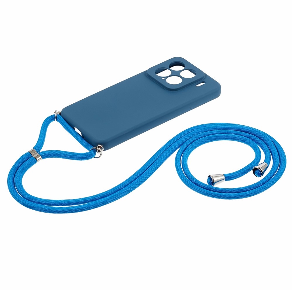 Bélelt zselés tok zsinórral Xiaomi 15-öshöz - kék