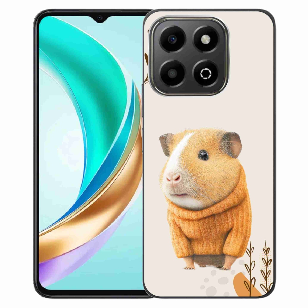 Zselés borítás mmCase a Honor X6b számára - tengerimalac pulóverben