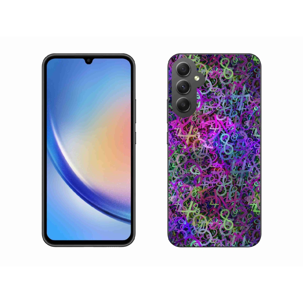 Gél borítás mmCase Samsung Galaxy A34 5G - absztrakt motívum 25