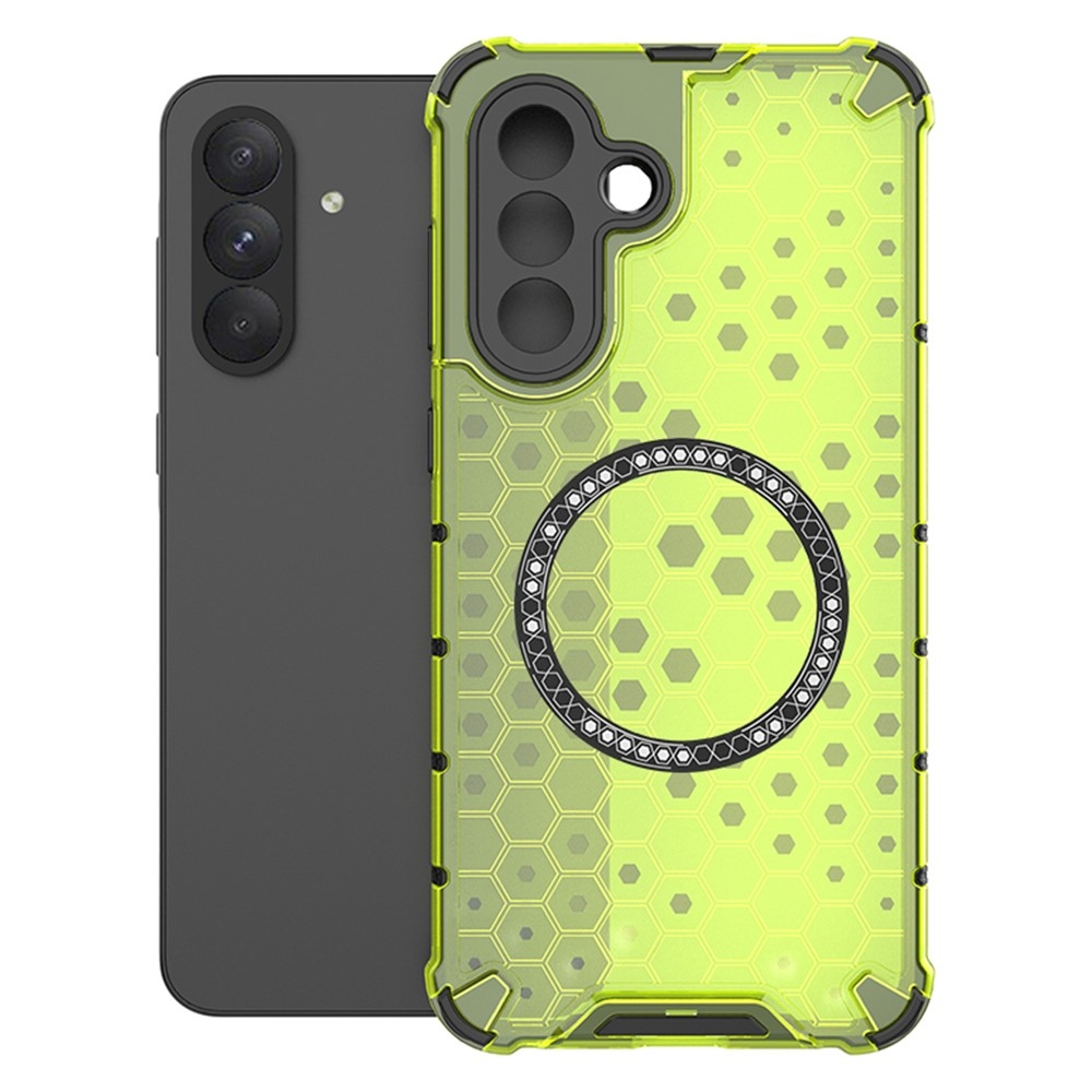 Mézédes, tartós védőburkolat MagSafe-val a Samsung Galaxy A26 5G készülékre - zöld színű