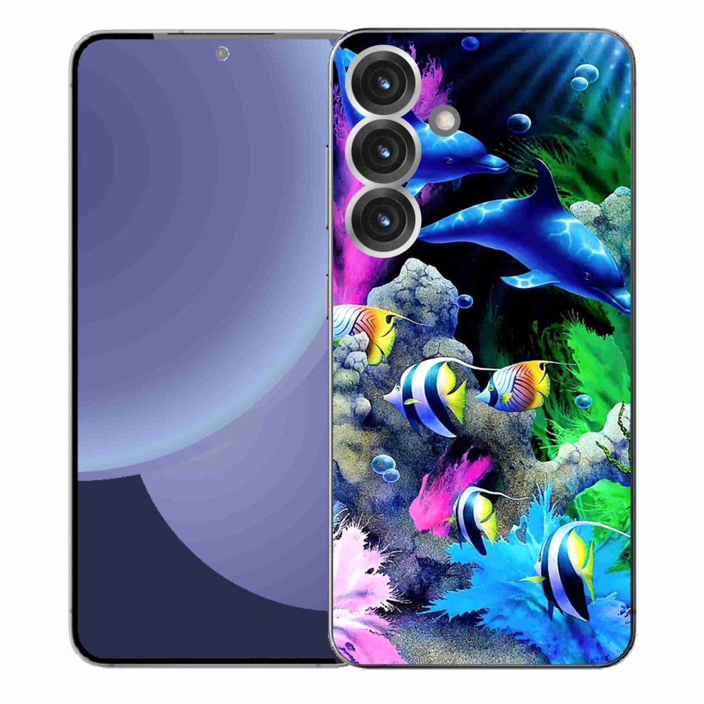 Zselés borítás mmCase Samsung Galaxy S25+ - Sea World - Tengeri világ