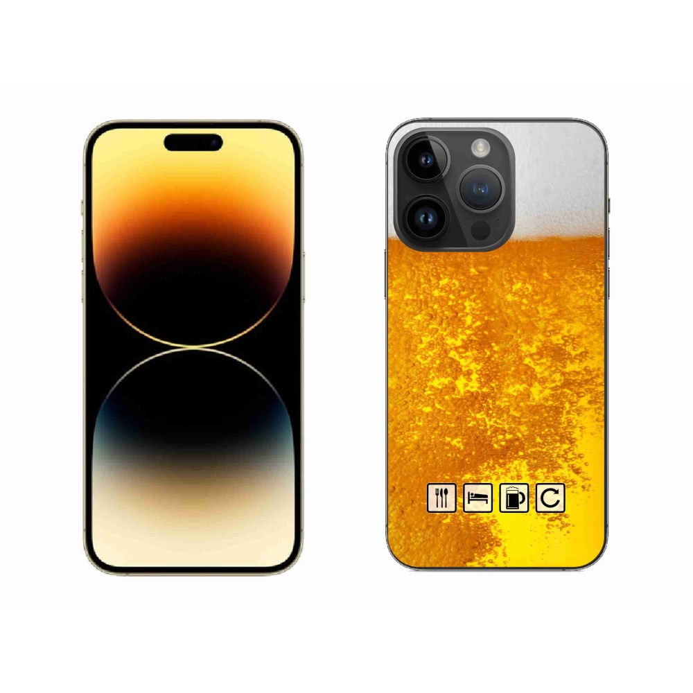 Zselés borítás mmCase iPhone 14 Pro Max 6.7 - sör motívum 3