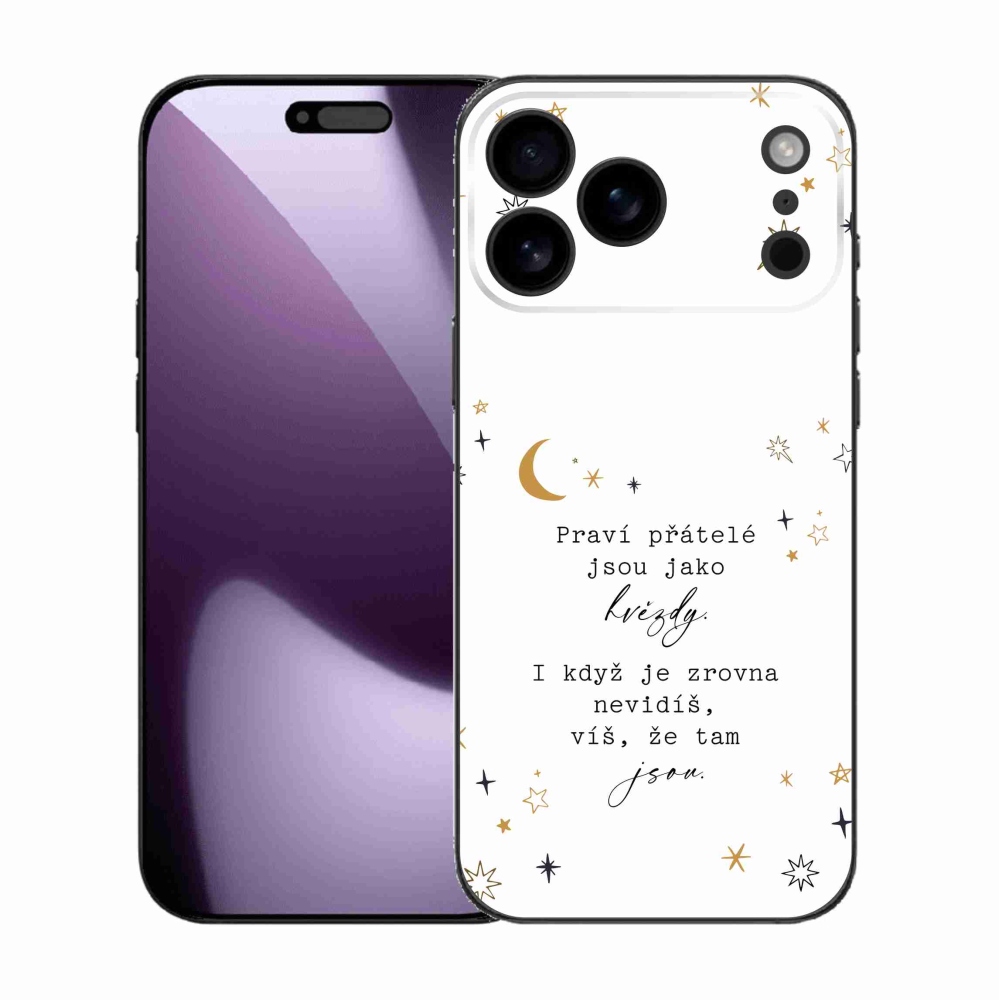 Gél borítás mmCase iPhone 17 Pro Max készülékhez - Idézet 6 fehér háttér