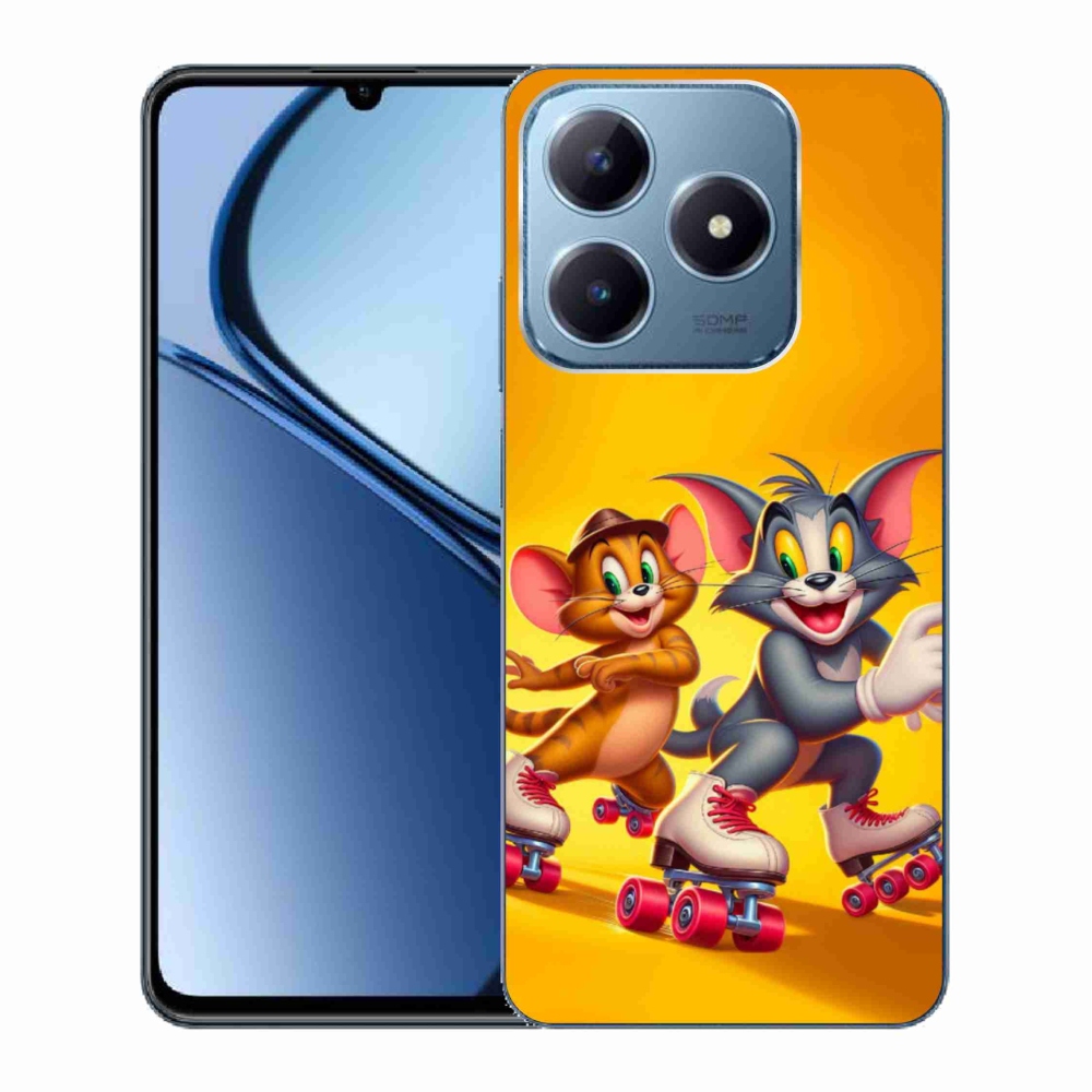 Gél borítás mmCase a Realme C63 készülékhez - tom and jerry