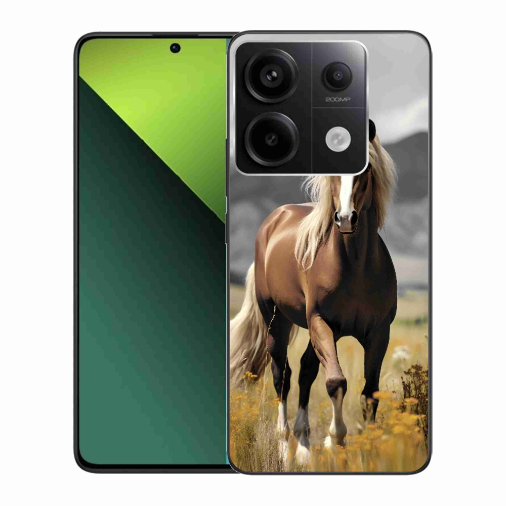 Zselés borítás mmCase a Xiaomi Redmi Note 13 Pro 5G/Poco X6 5G - barna ló 1
