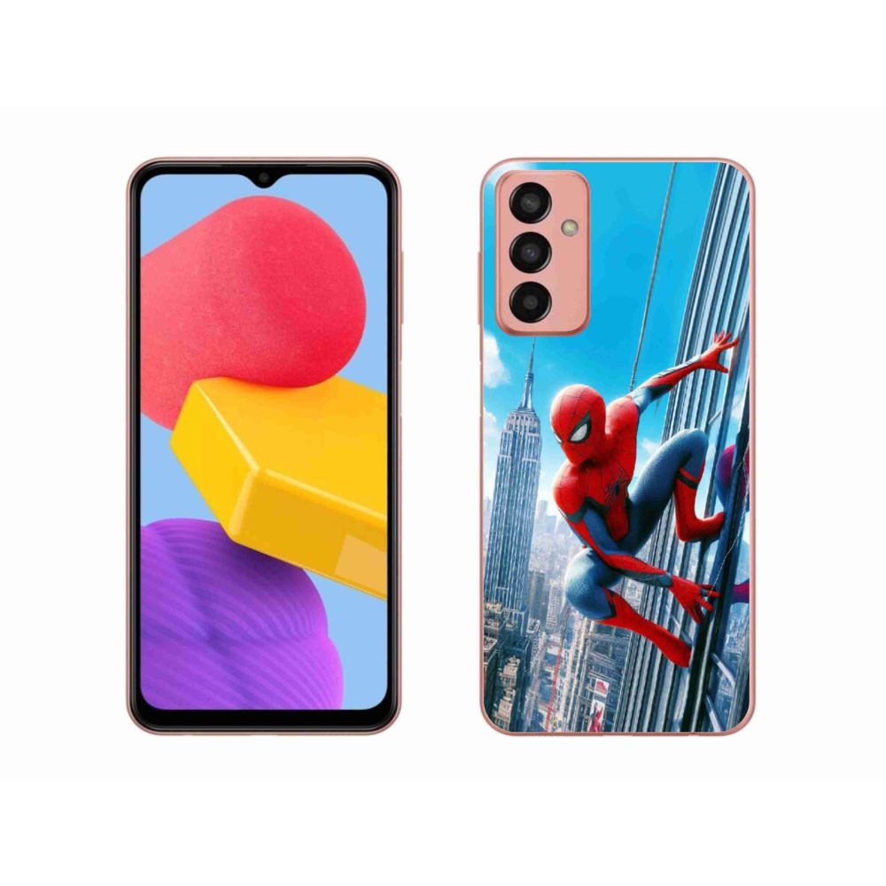 Gél borítás mmCase Samsung Galaxy M13 készülékhez - pókember