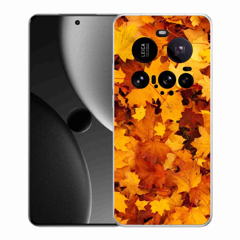 Gél borítás mmCase a Xiaomi 15 Ultra számára - juharlevelek