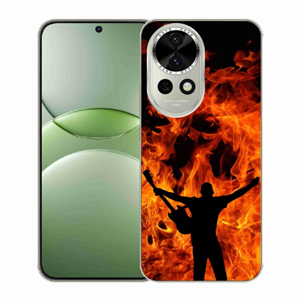 Gélburkolat mmCase a Huawei Nova 13 5G-n - zenész és tűz