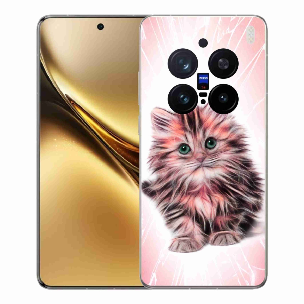 Gél borítás mmCase a Vivo X200 Pro 5G készülékhez - aranyos cica