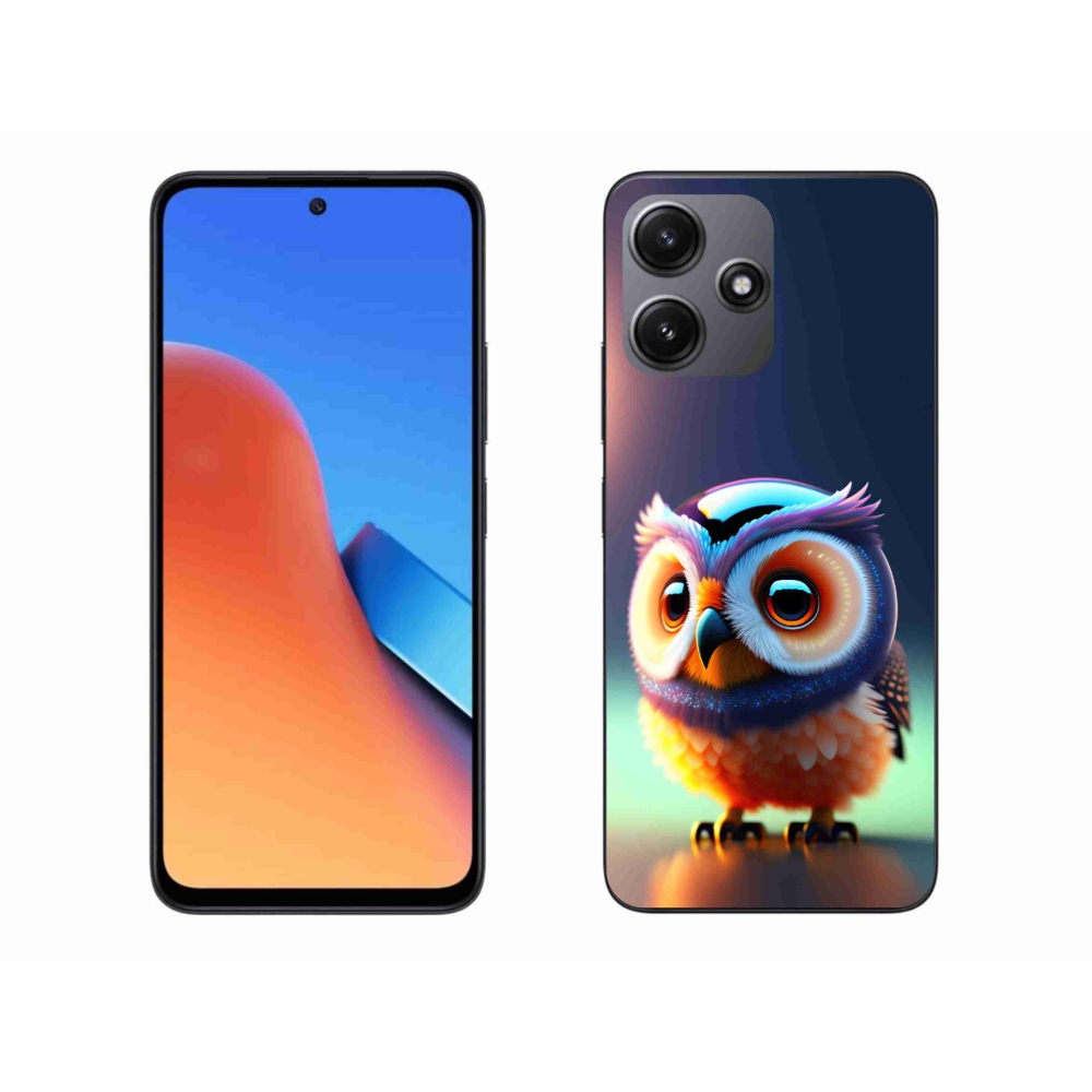 Gél borítás mmCase a Xiaomi Redmi 12 5G számára - bagoly