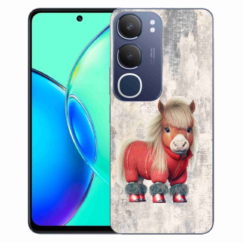 Gél borítás mmCase a Vivo Y19s készülékhez - póni pulóverben