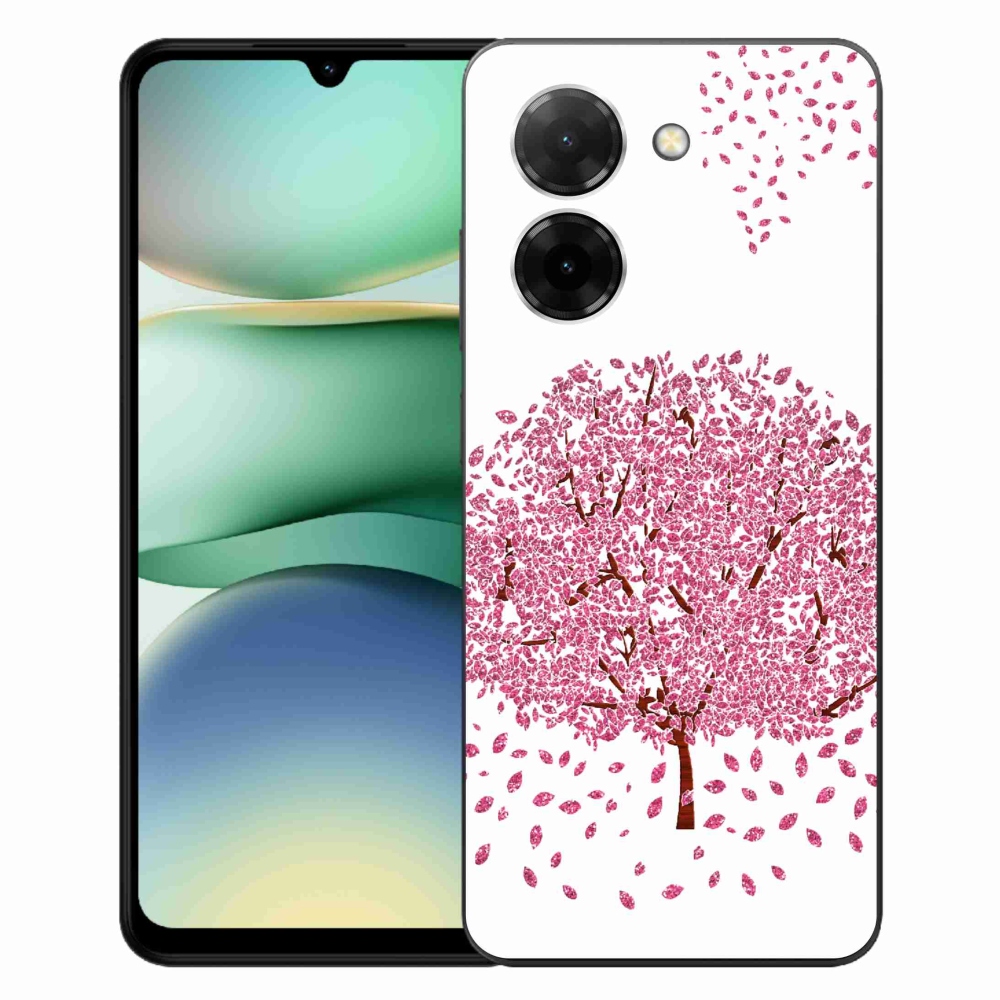 Gél borító mmCase a Xiaomi Redmi A5 (171.7x77.8x8.3mm) - rajzfilm fa levelekkel