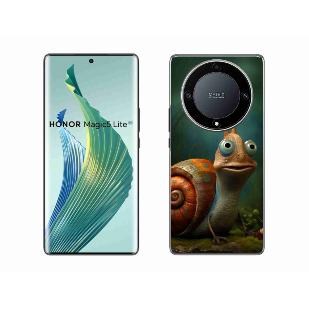 Gél borítás mmCase a Honor Magic 5 Lite 5G készülékhez - csiga