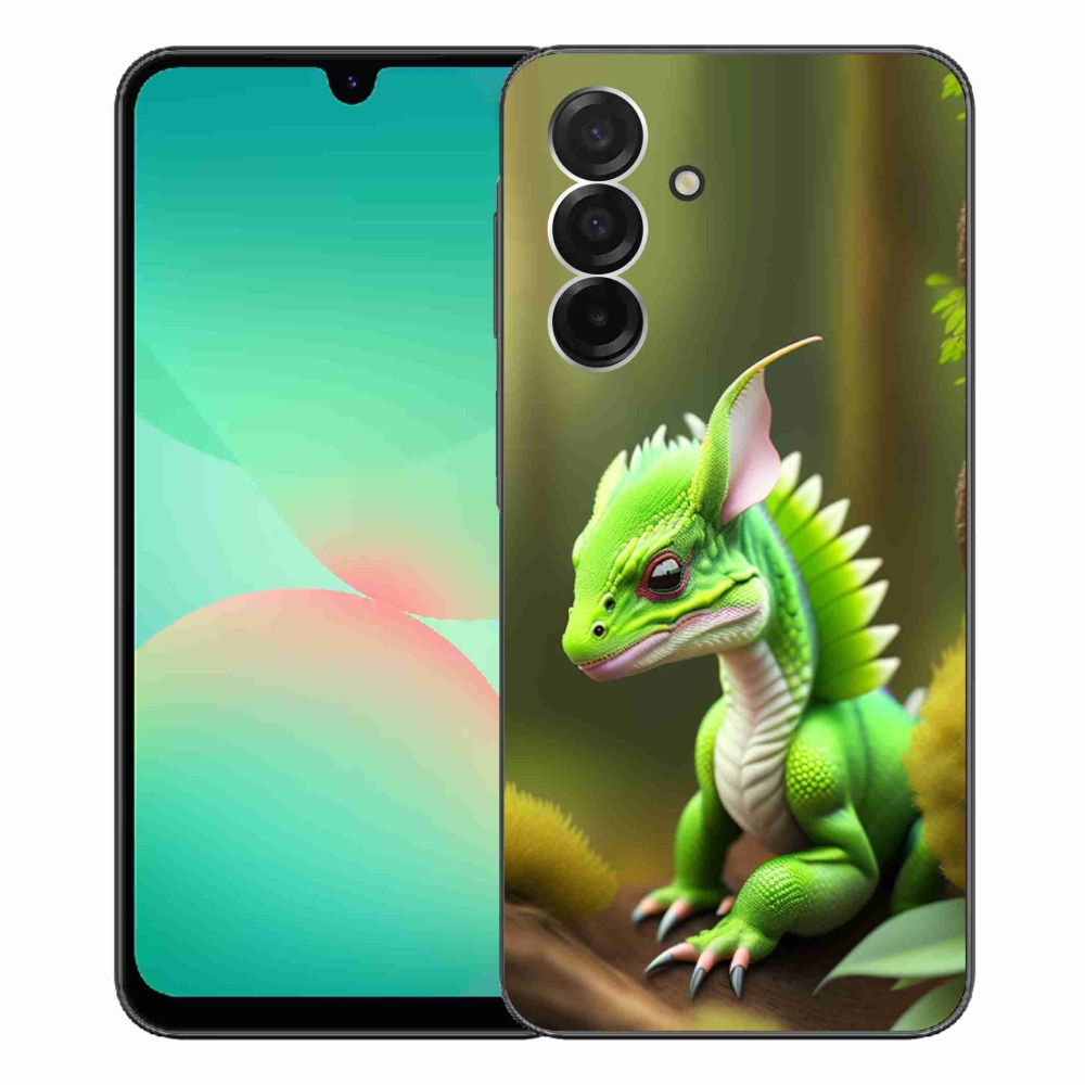 Zselés borítás mmCase Samsung Galaxy A26 5G - zöld sárkányhoz