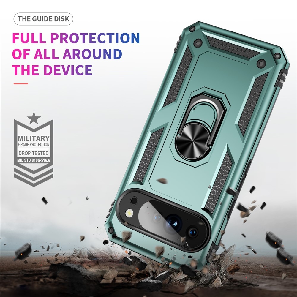 Gyűrűálló borítás Google Pixel 10 Pro/Pixel 10 készülékhez - zöld