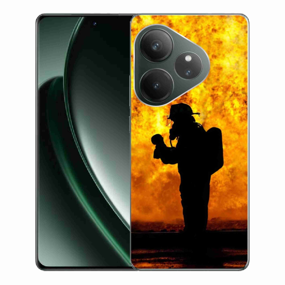 Gél borítás mmCase a Realme GT 6 5G/GT 6T 5G számára - tűzoltó