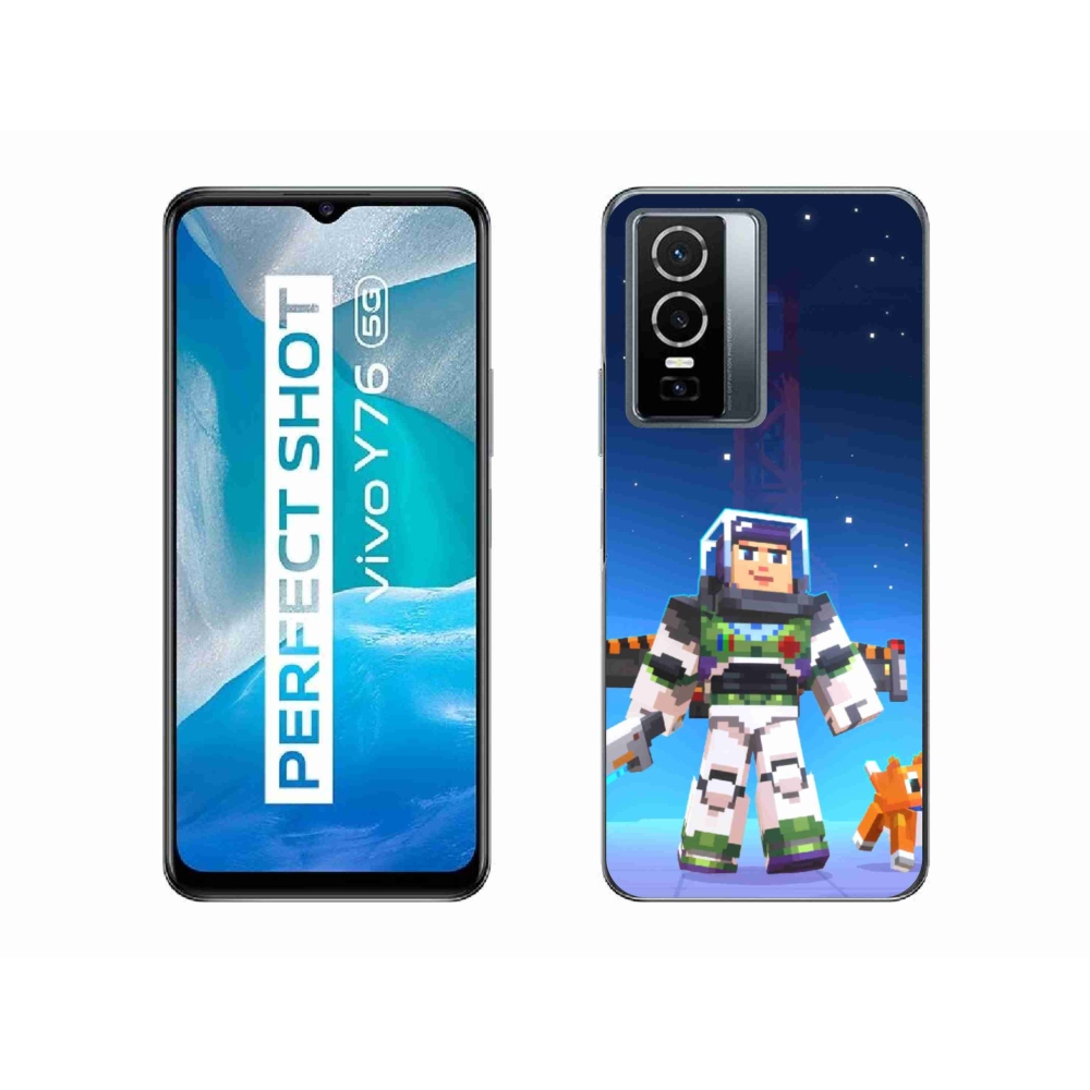 Gél borítás mmCase a Vivo Y76 5G-n - minecraft 2